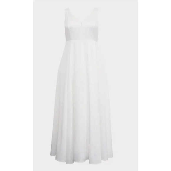 Torrid Ivory Jacquard Special Occasion Sweetheart Gown Dress Size 10 Wedding NWT - Picture 7 of 16